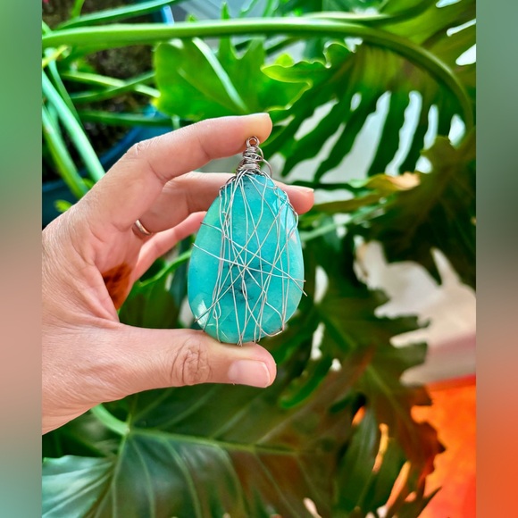 Amazonite necklace - Picture 2 of 5